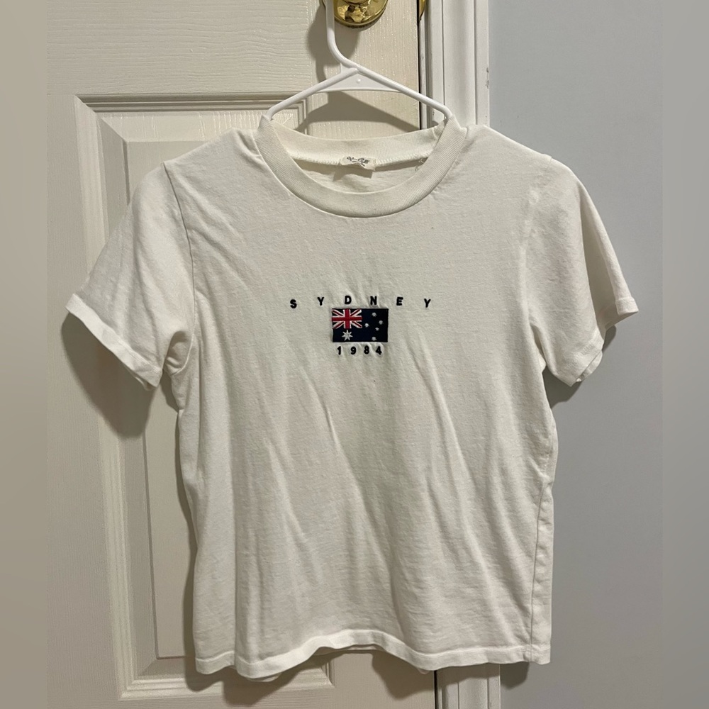 BRANDY MELVILLE john galt sydney 1984 t-shirt